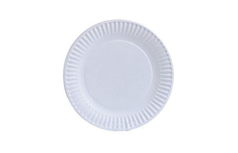 Perfect Stix Paper Plate 6inch-200countt Paper Plates, 6 inch, White (Pack of 200)